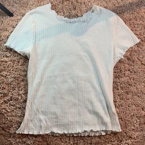 Shein girls Large white shirt